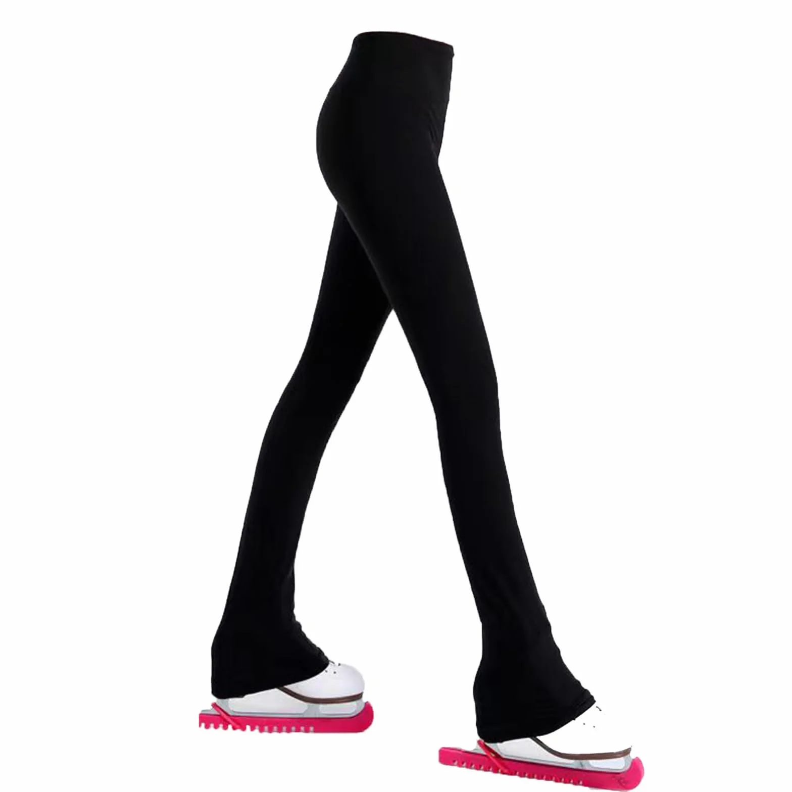 LIUHUO Pantaloni da Pattinaggio Artistico per Ragazze in Pile, Leggings da Allenamento per Adolescenti, Pantaloni da Pattinaggio