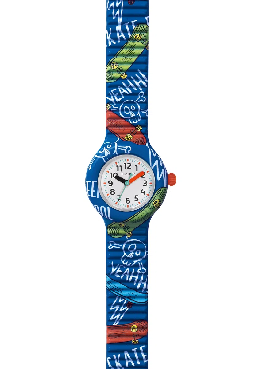 HIP HOP, Collezione Kids Fun, Orologio Bambini con Cinturino Intercambiabile in Morbido Silicone, Pratica Chiusura, Cassa 28 mm, Idee Regalo Bambini