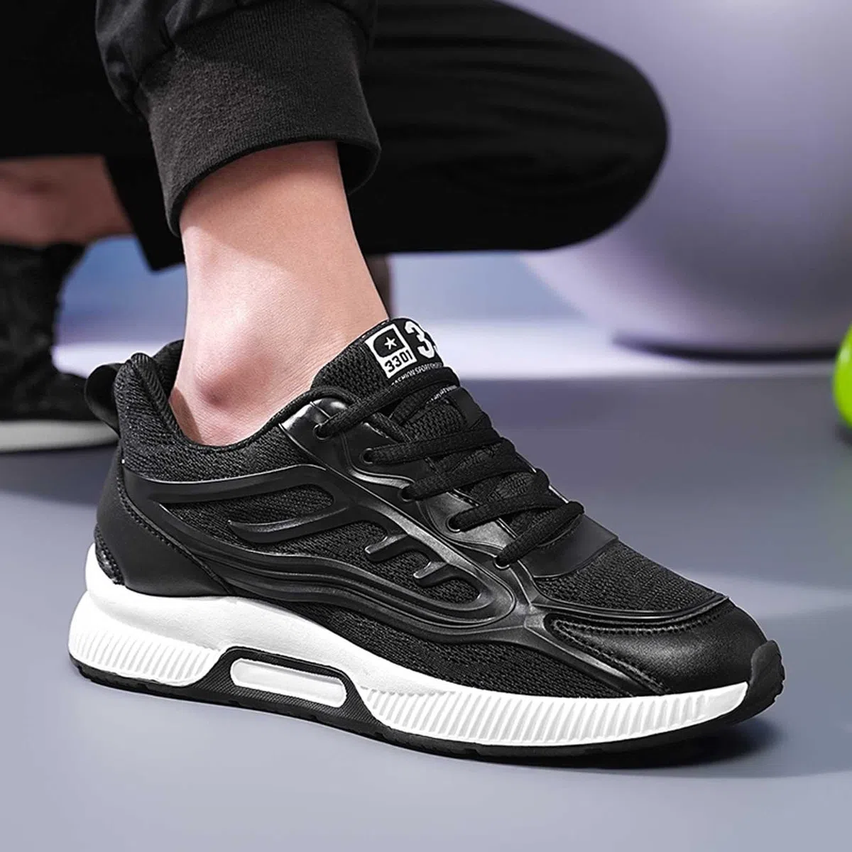 Scarpe alte invisibili da uomo con tacco da 6 cm/8 cm/10 cm Elevator Shoes Scarpe da passeggio Tennis Sport Golf Leggero Antistatico Traspirante Sneakers Altezza 6 cm/8 cm/10 cm