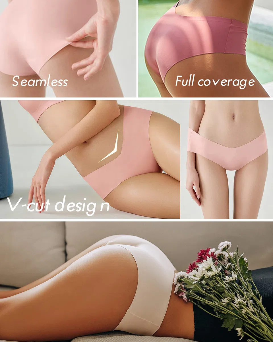 FINETOO 9 Pezzi Slip Senza Cuciture Donna Pantaloni a Vita Bassa Mutande Culotte e Parigamba Invisibili Biancheria Intima Sexy Biancheria Intima Comoda Mutandine Bikini Confezione Multipla XS-XL…