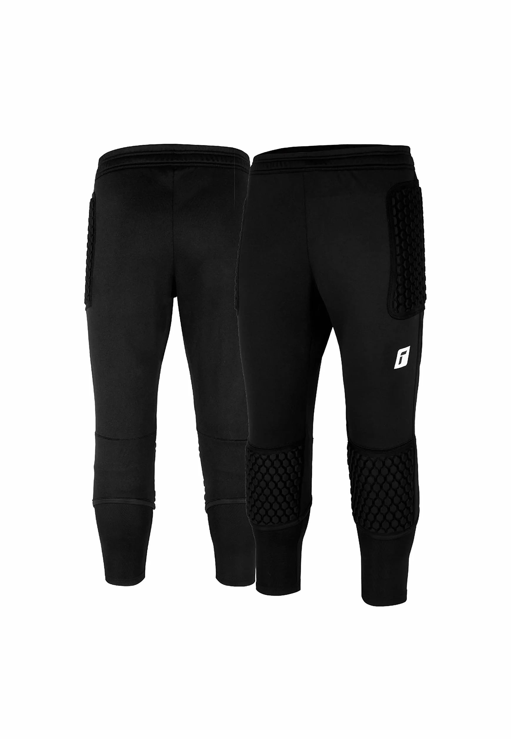 Reusch - Concorso Portieri 3/4 Short Advance, Pantaloni da Portiere da Calcio per Adulti, Imbottiti Uomo