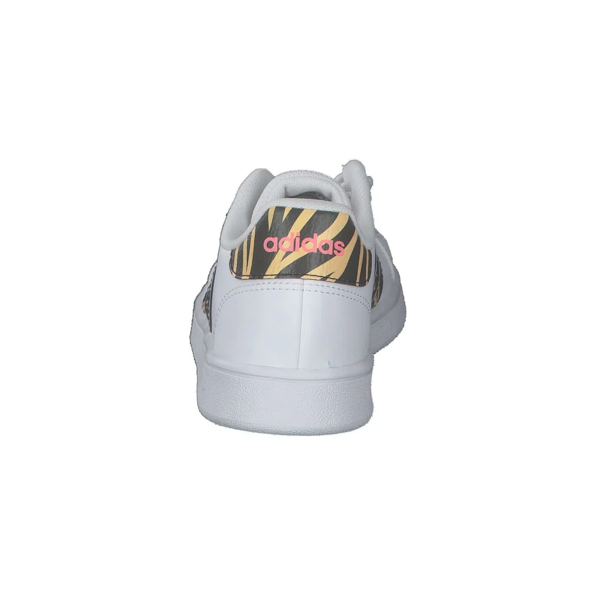 adidas Grand Court K, Sneaker Ragazza (Cloud White/Core Black/Acid Red, Fraction_36_And_2_Thirds)