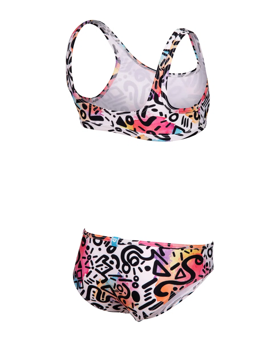Arena G Arena Water Print Bikini Bralette Two Pieces Bambine e Ragazze