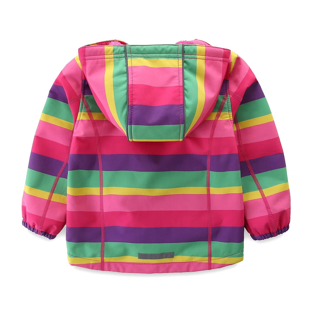 Giacca a Vento Felpata Impermeabile da Bambino con Cappuccio - Disponibile in Varie Taglie per Bimbi da 1 a 7 Anni