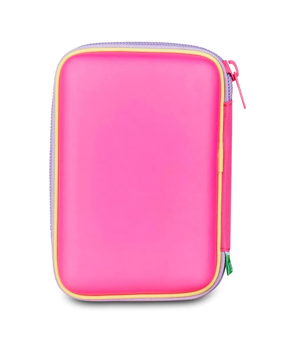 SJ GANG STYLE JAM GANG Astuccio Scuola Speed Pad + Cat&Air, Rosa, Portapenne Mono Scomparto con Plance Amovibili, Completo Di Penne, Matite, Colori, Accessori Zaino, Scuola Elementare, Bambina