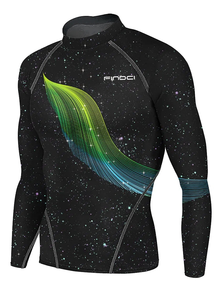 Abbigliamento sportivo a compressione da uomo, abiti da palestra aderenti da allenamento, per boxe, rugby, jogging, sport, tuta da corsa