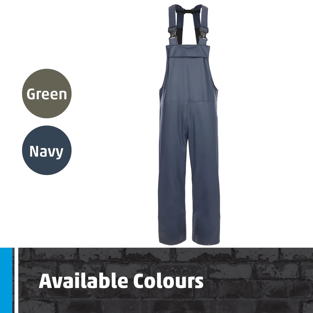Fortress 521 Air Flex Bib-n-Brace - Salopette da lavoro, Blu (Navy), XL