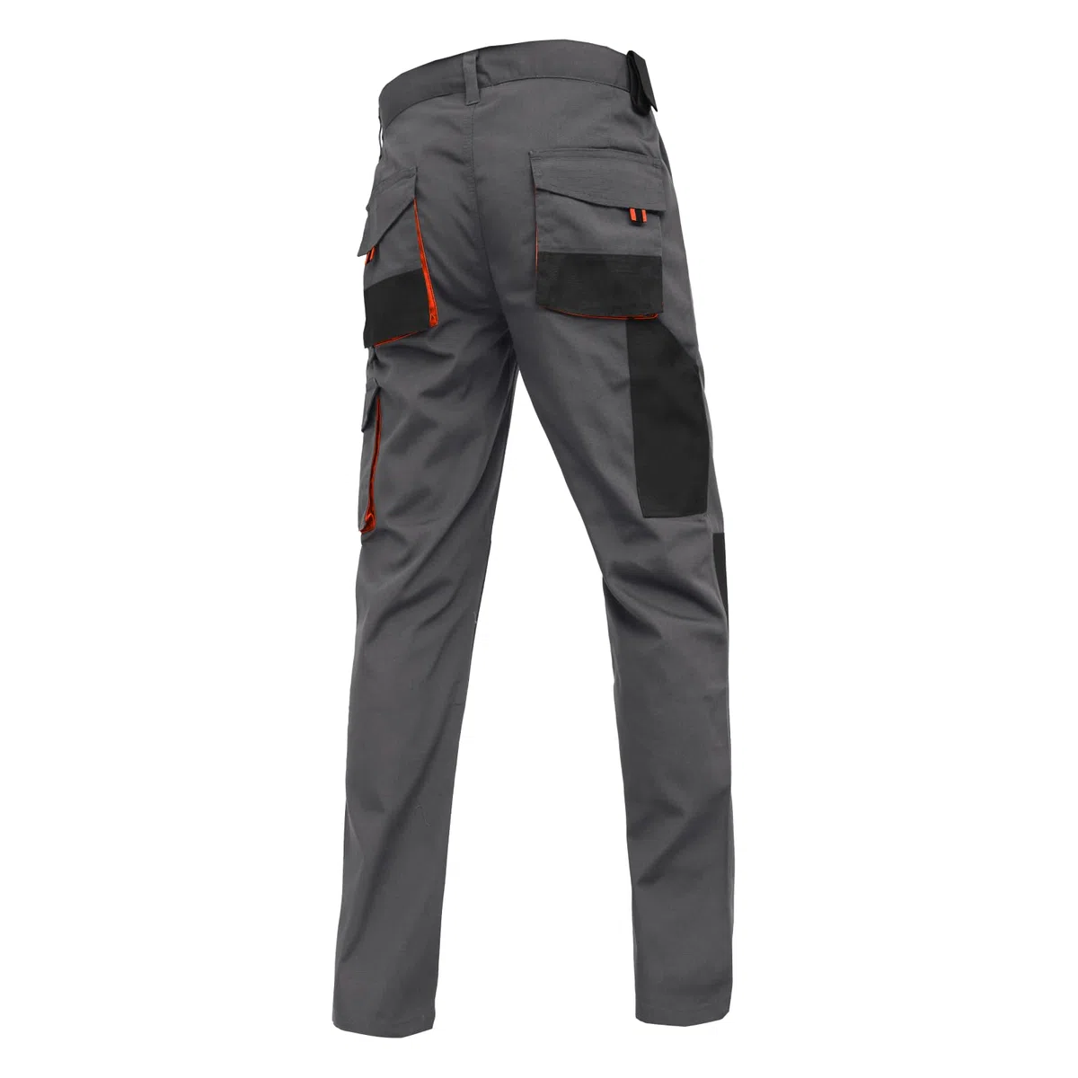 WORK IDEA - Pantaloni da lavoro da uomo, in tela resistente, con tasche per ginocchiere in tessuto Oxford