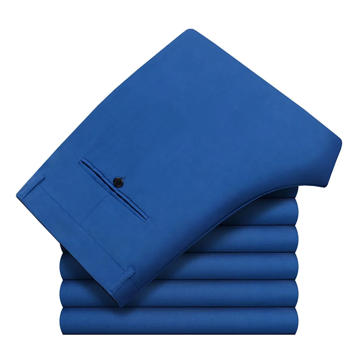 Pantalone Da Uomo Estivi Per Taglie Forti E Alte, Pantaloni Da Sposo Con Vestibilità Classica E Parte Anteriore Piatta, Pantaloni Business Leggeri