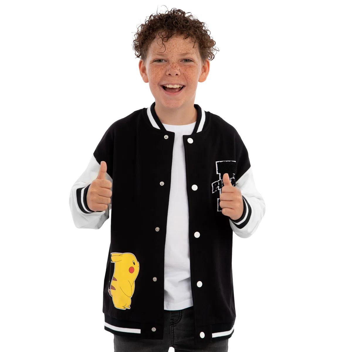 Pokemon Giacca Da Ragazzo, Giacca College Pikachu, Giaccas Bomber Da Ragazzo Pikachu