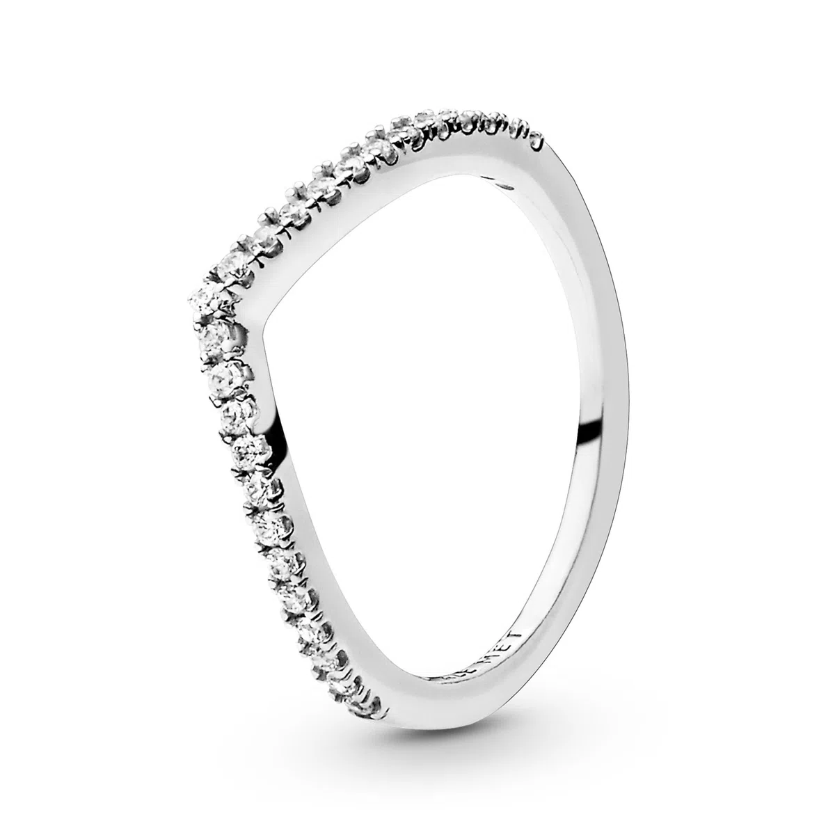 PANDORA Anello Desiderio scintillante, in argento sterling, con pietre di zirconia cubica incolori