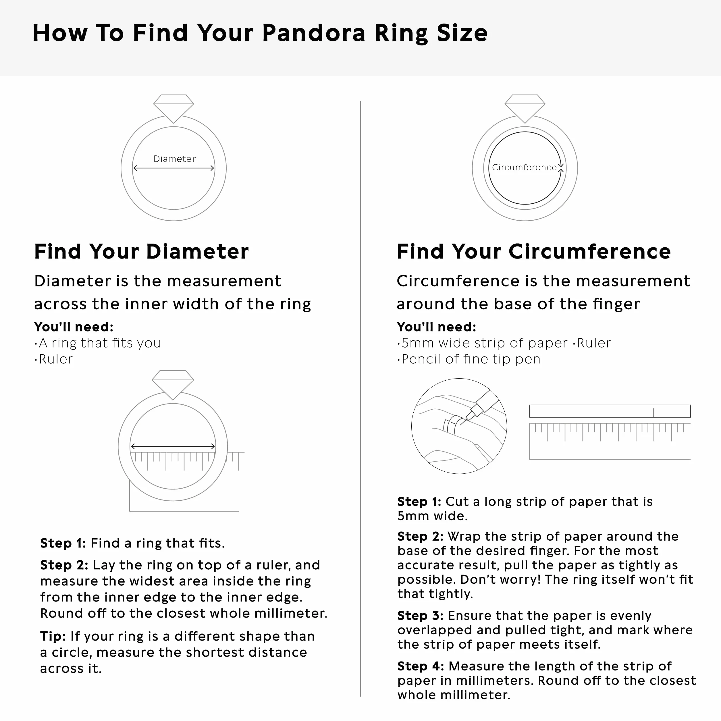 PANDORA ME - Anello con pavè in argento sterling con pietre di zirconia cubica incolori