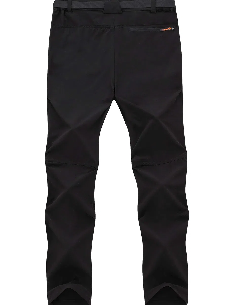 Pantaloni Trekking Uomo Softshell Pantaloni da Lavoro Estivi Impermeabili Pantaloni Montagna Escursionismo Leggero Traspirante Asciugatura Rapida All'aperto