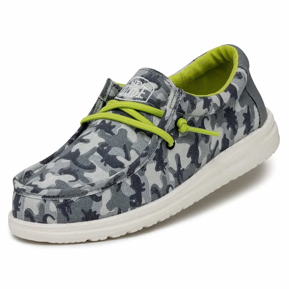 HEYDUDE Wally Youth Camodino MoccasinBambini e Ragazzi