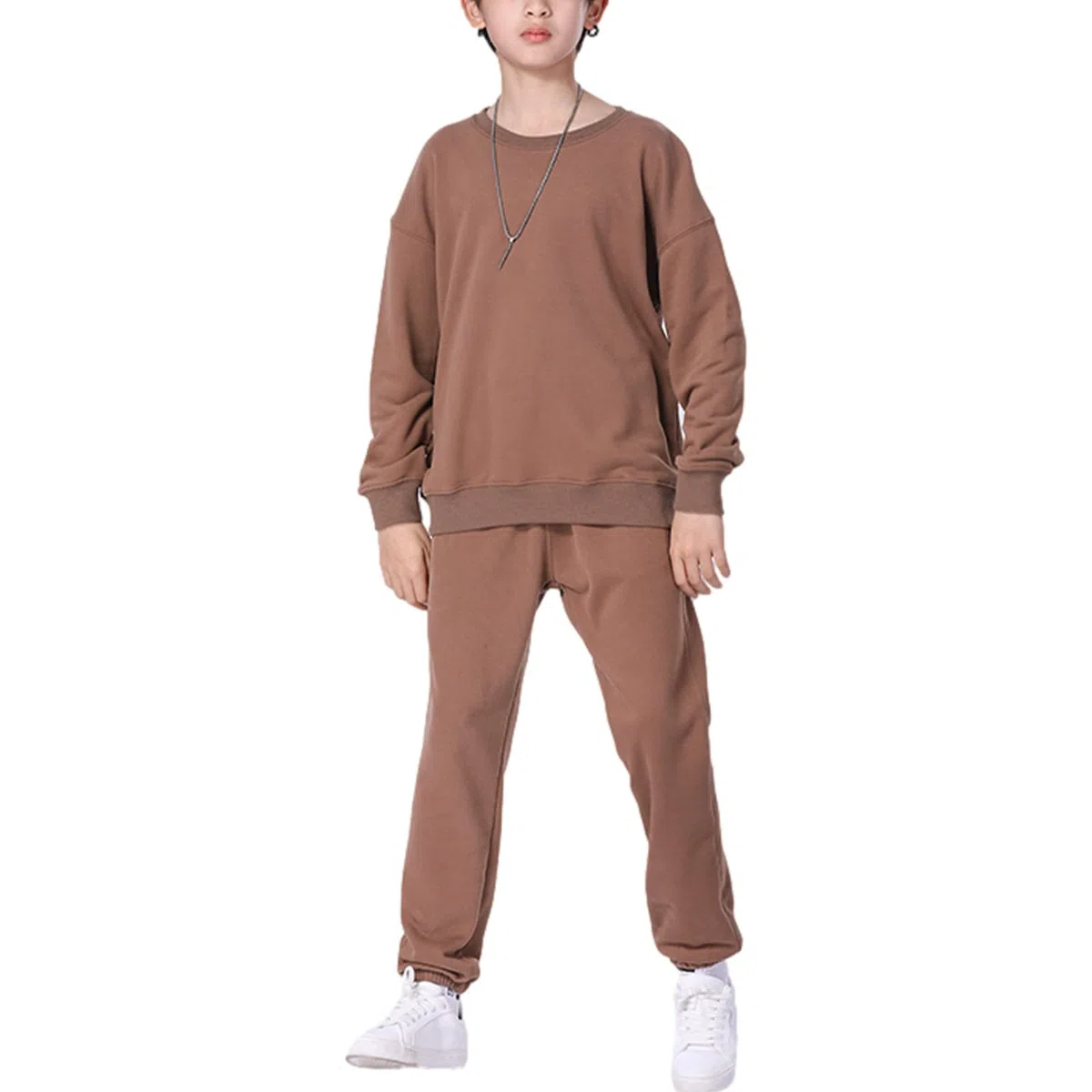 amropi Bambini Ragazzi Tuta Felpa Pullover e Jogging Pantaloni 2 Pezzi Tute da Sportivo