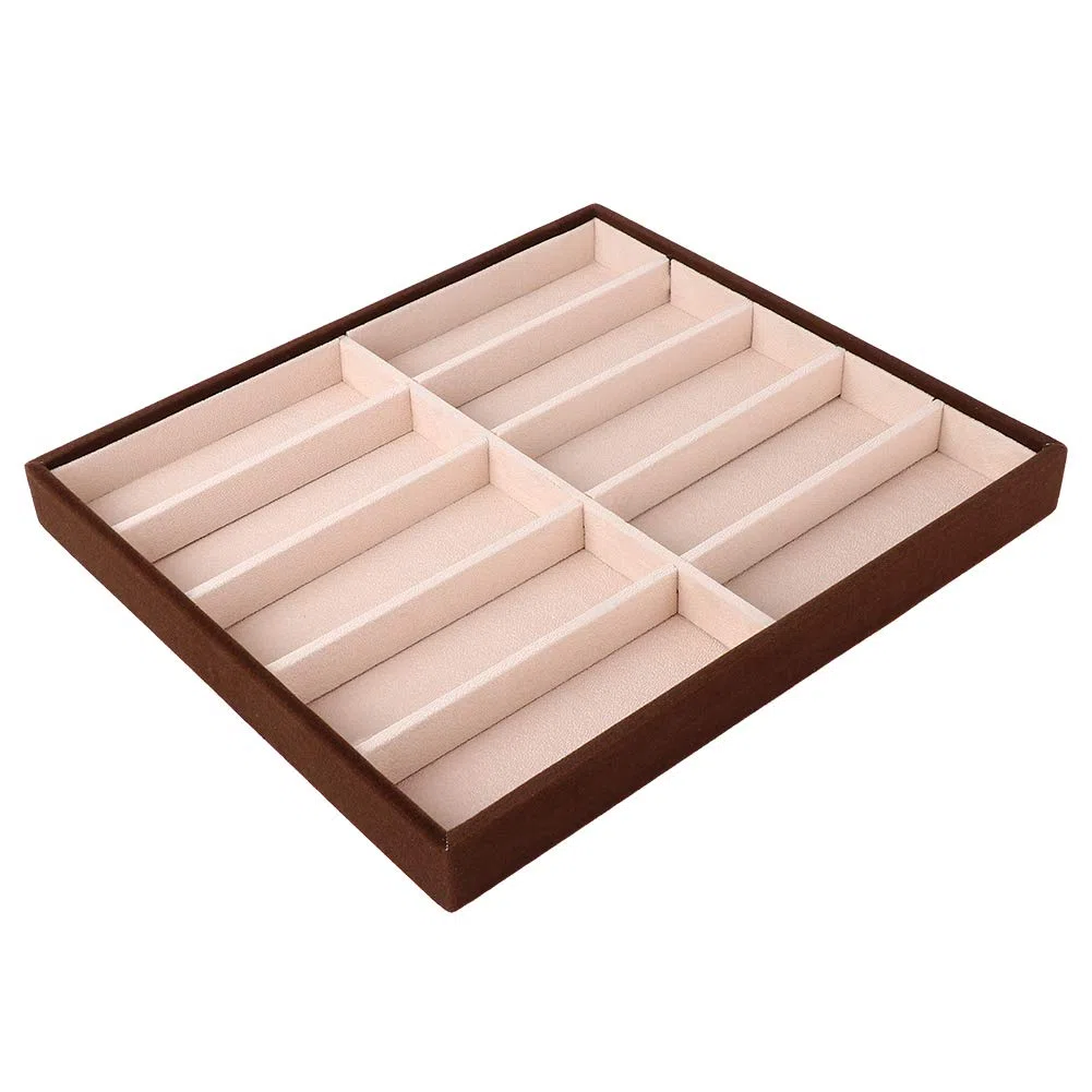 Akozon Organizer per Cassetti per Occhiali da Sole, Scatola per Occhiali da Sole a 10 Griglie, Vassoio per Occhiali da Sole Organizer per Occhiali Moderno Custodie per Occhiali da