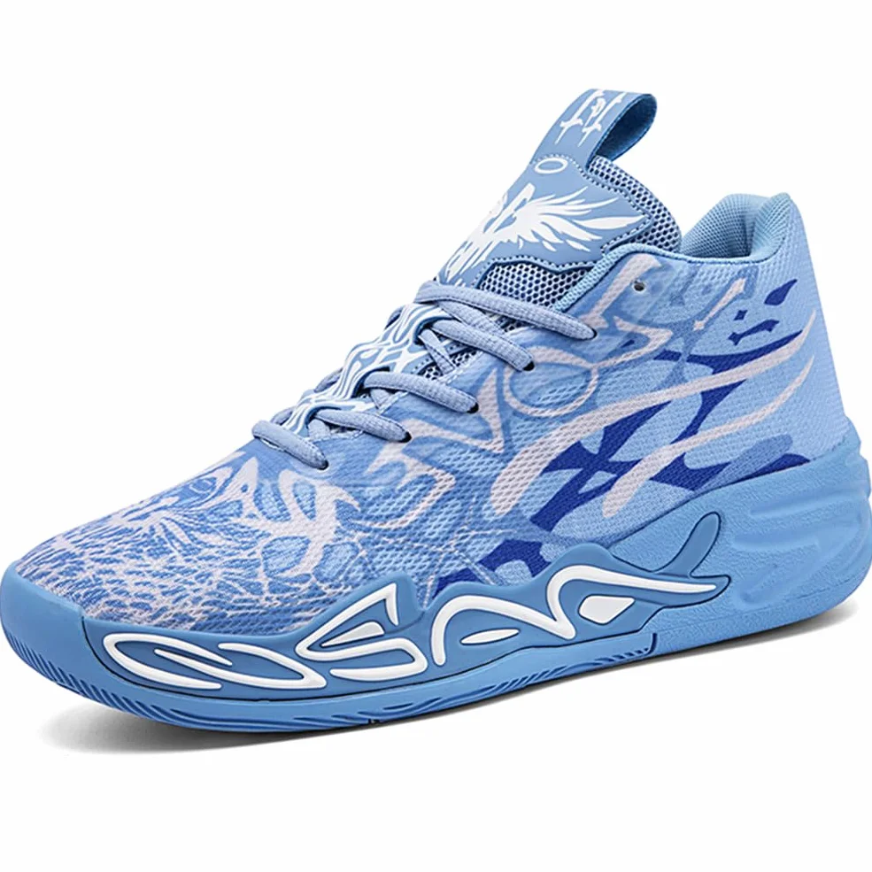 Scarpe da Basket da Uomo Antiscivolo Leggero Scarpe da Basket Alte Scarpe Casual Moda Scarpe Sportive Basket Sneaker Uomo Corsa Scarpe da Ginnastica Sport Outdoor