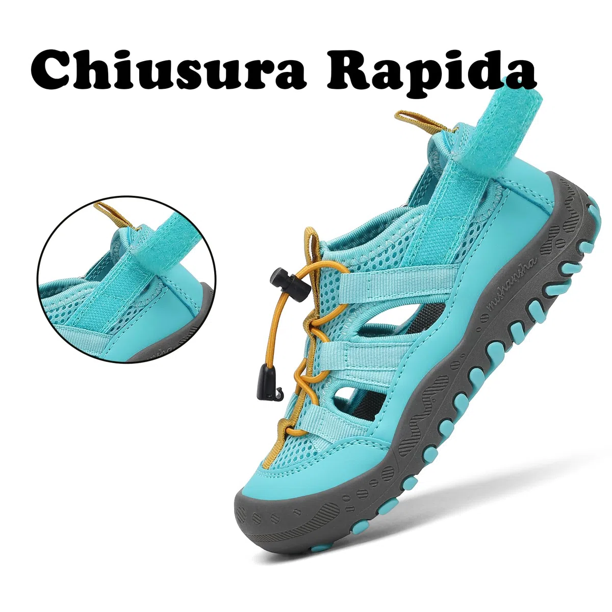 Mishansha Sandali Chiusi Bambino Bambini Estivi Scarpe Trekking Ragazzi Traspirante 24-38 EU