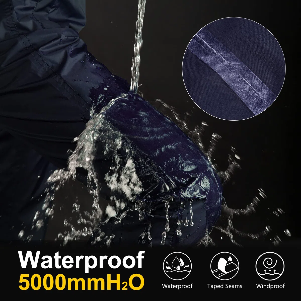 33,000ft Pantaloni Impermeabili da Donna Antipioggia Traspirante Leggero Trekking Outdoor