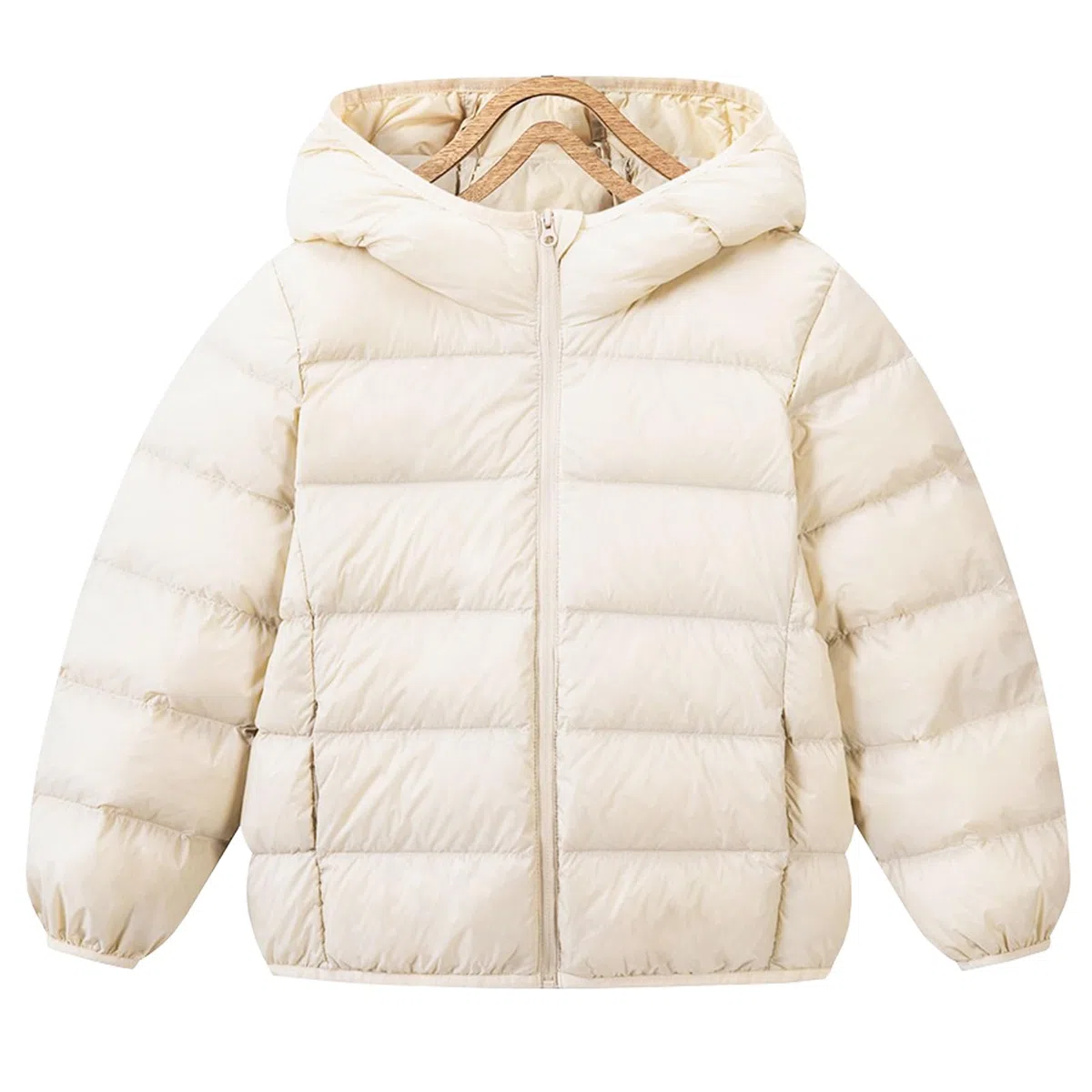 Bambina Piumino Leggero con Cappuccio Cappotto Invernale Giacca Giubbotto Tranpuntato per Bambini e Ragazzi