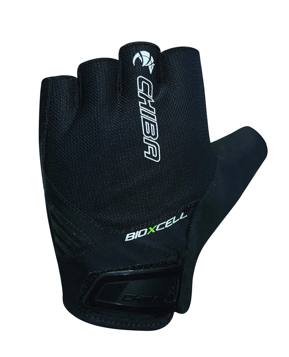 Chiba BioXCell Air | Guanti estivi da ciclismo per uomo e donna | Vestibilità elastica e ventilazione Airmesh | Imbottitura in gel BioXCell | Pratica clip & Quickpull