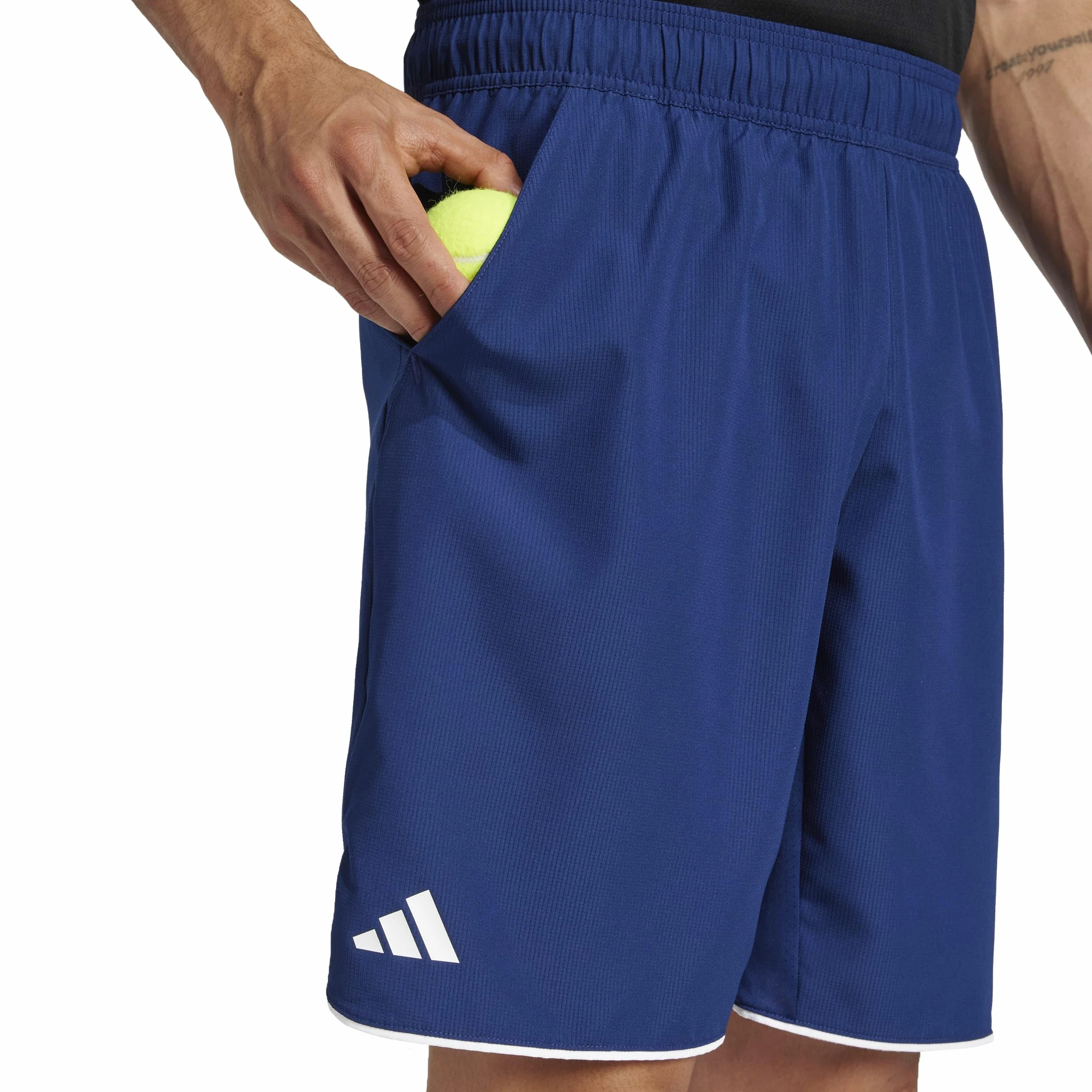 adidas Uomo Club Tennis Climacool Shorts, Dark Blue, S 9 inch