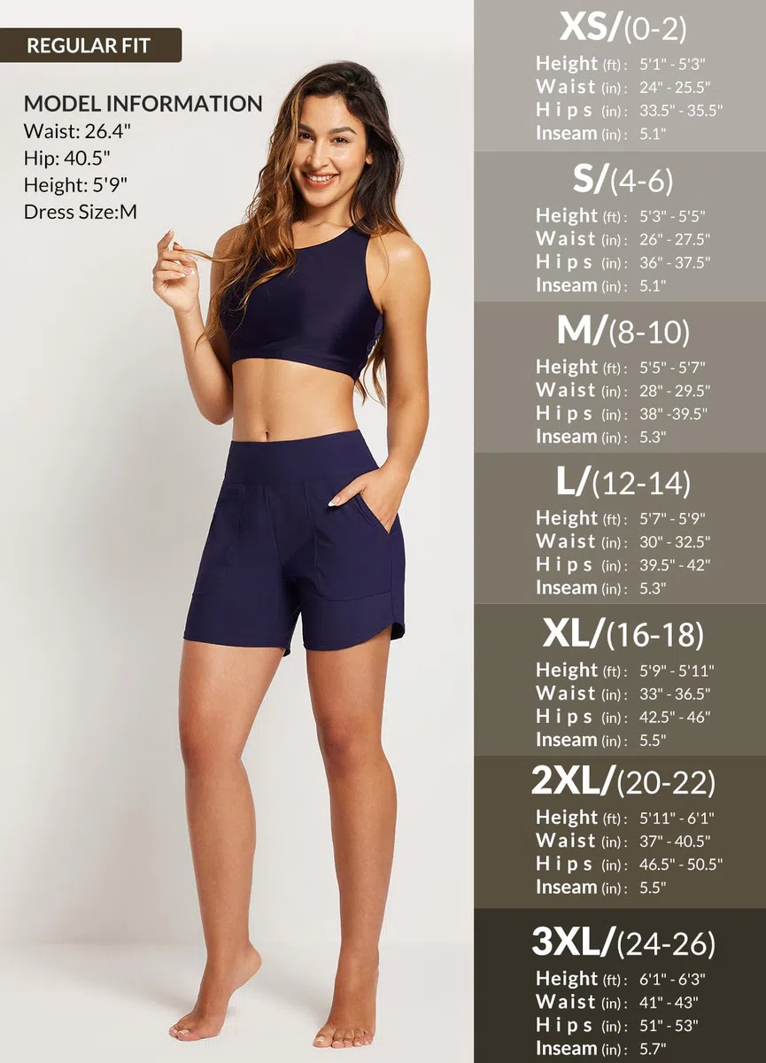 baleaf Pantaloncini da Bagno Donna con Fodera Costume da Nuoto Vita Alta Controllo della Pancia Costumi da Bagno Mare Tankini Shorts