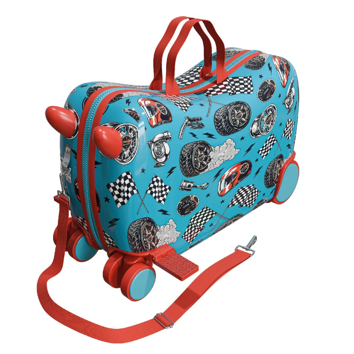 Cabin go - trolley cavalcabile bambino misura 48x31x22 - trolley bambino bagaglio a mano - valigia cavalcabile
