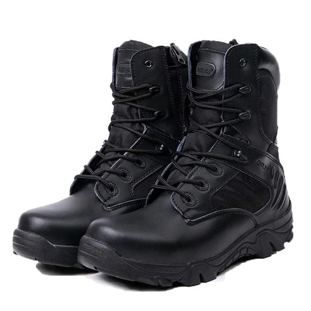 LiliChan Uomo Tactical Boots Delta zip laterale scarpe Militare Lavoro 8 pollici Army