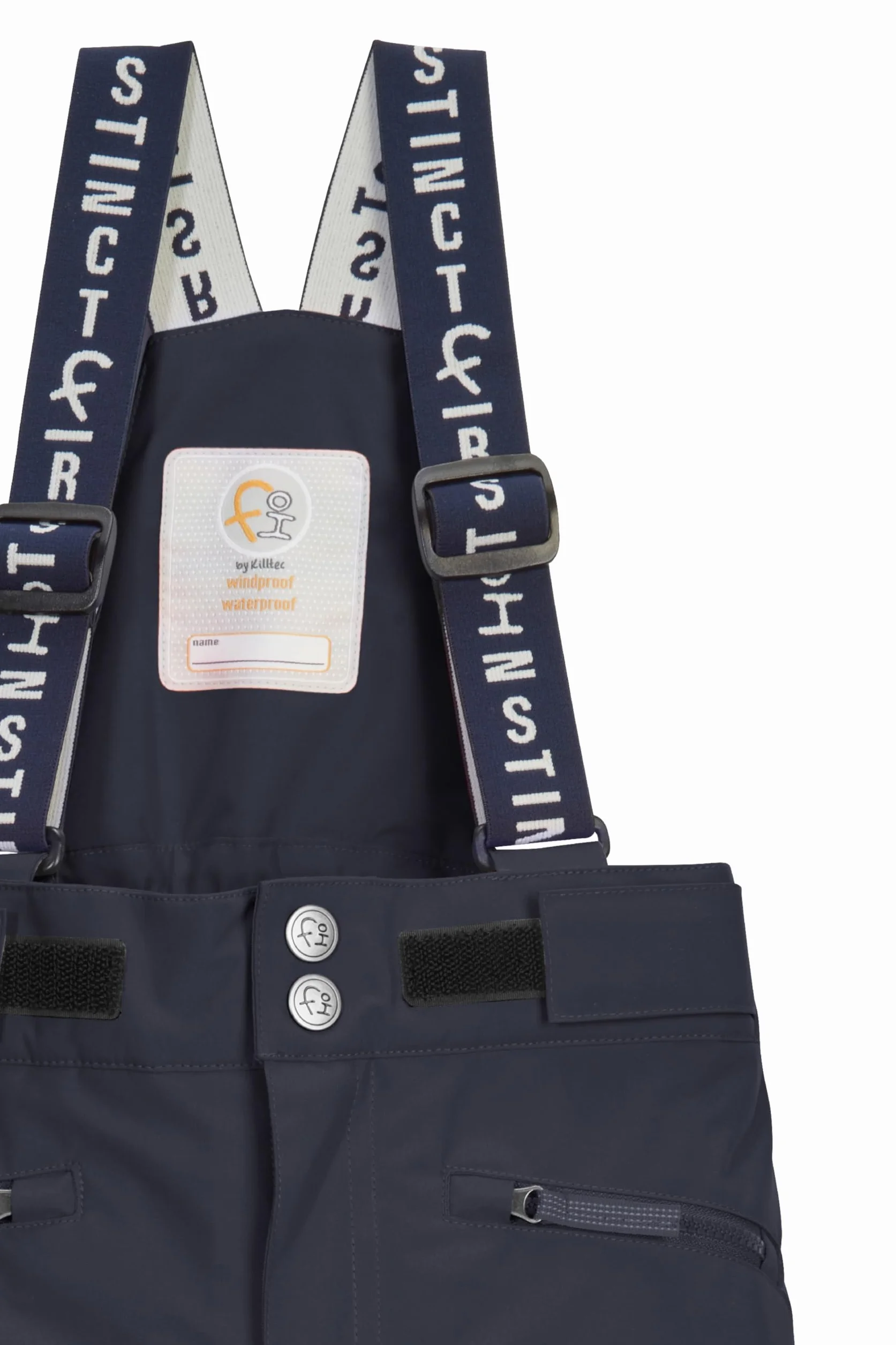 first instinct by killtec - Fisw 48 MNS Ski Pnts, Pantaloni da Sci/Pantaloni Funzionali con Bretelle e paraneve Unisex - Bimbi 0-24
