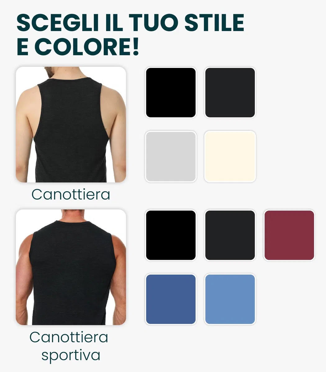 Merino.tech T Shirt Lana Merino - Intimo Termico Uomo Lana Merinos - Maglietta Trekking Uomo con Strato Base Leggero