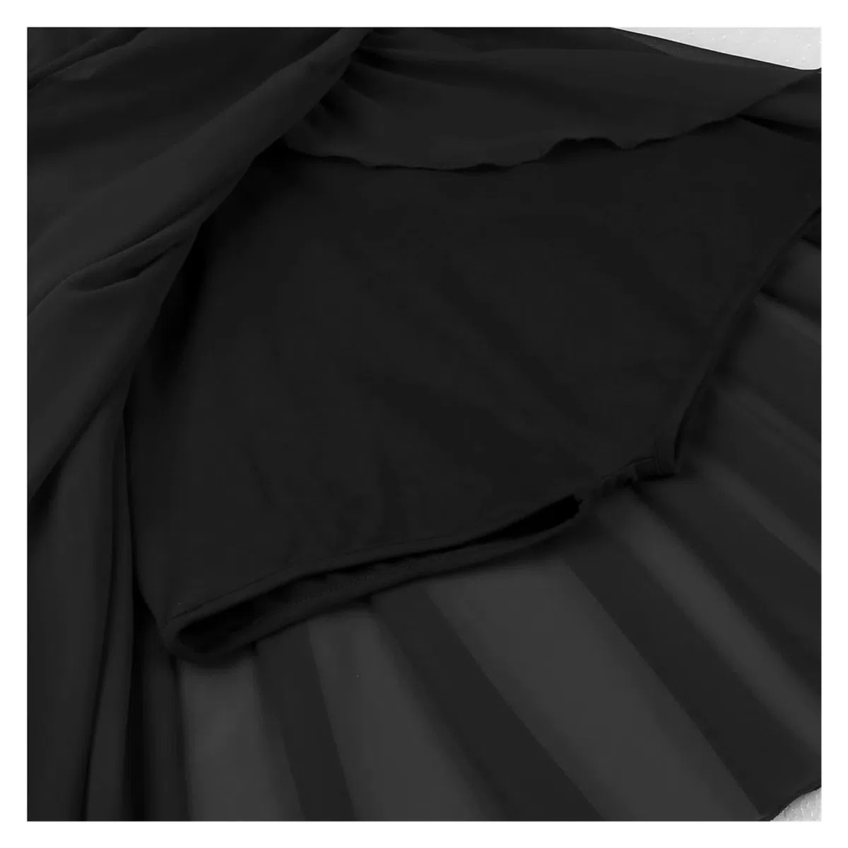 Body Pattinaggio Abito da ballo lirico da donna, elegante, senza maniche, in chiffon elasticizzato, for balletto, for adulti, pattinaggio, danza moderna, abbigliamento da ballo contemporaneo(Wine Red,
