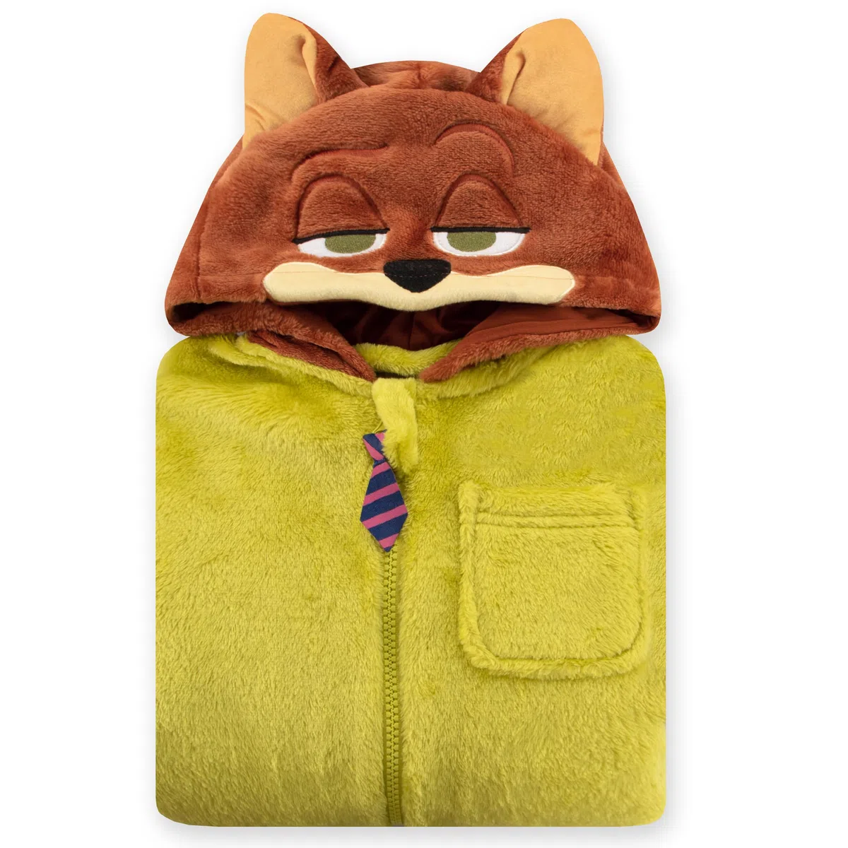Disney Tutina Zootropolis per Bambini, Pigiama Intero Nick Wilde, Pigiama in Pile per Ragazzi, età 5-13 Anni