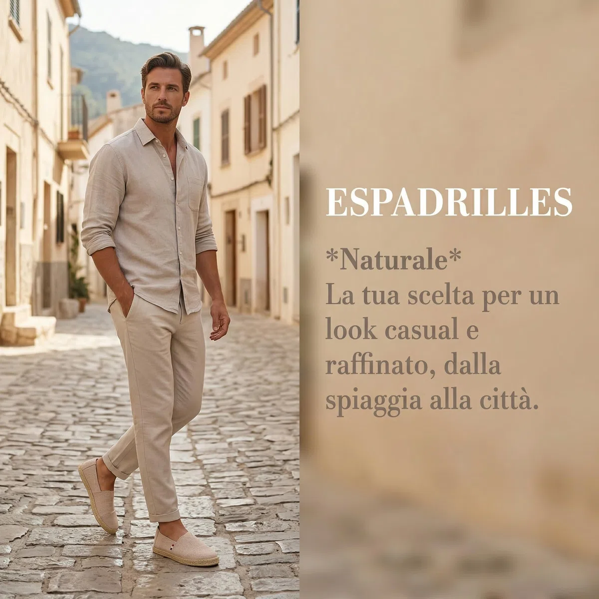 GLAMORA Espadrillas Uomo Tela Traspirante Scarpe Estate Slip-on Leggero Confortevole Suola Corda Stile Espadrillas Antiscivolo Scarpe Uomo Casual Città Spiaggia Vacanze