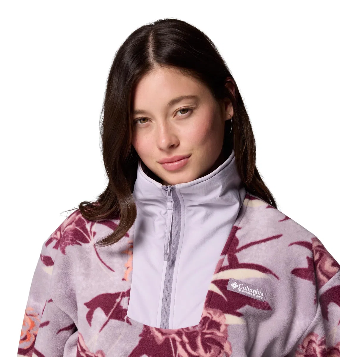 Columbia Sequoia Grove™ Printed Half Zip Pull Over in Pile Donna (Pacco da 1)