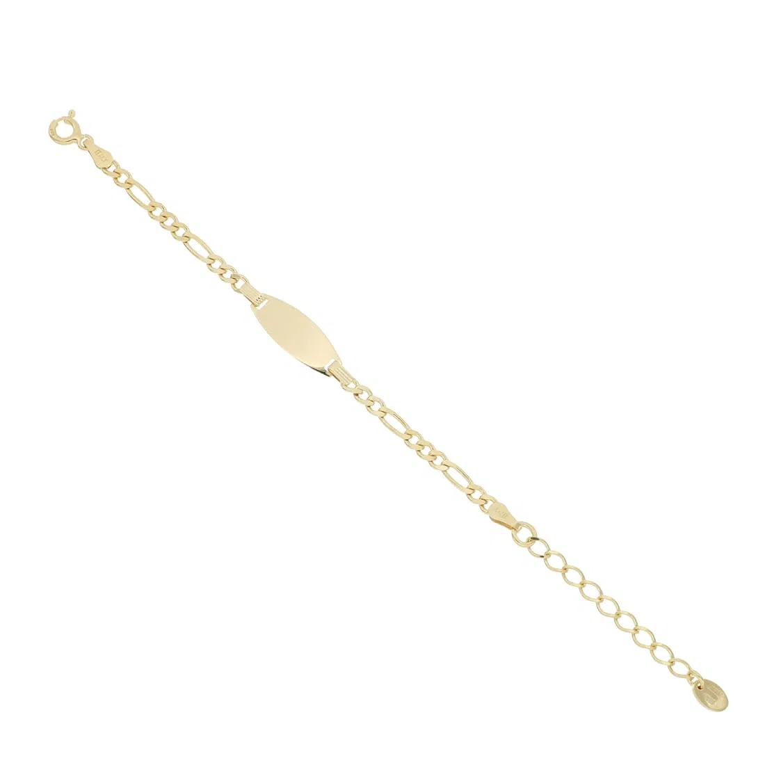 Giuzi Bracciale per Neonati o Ragazzi con Targhetta Personalizzabile in Argento 925