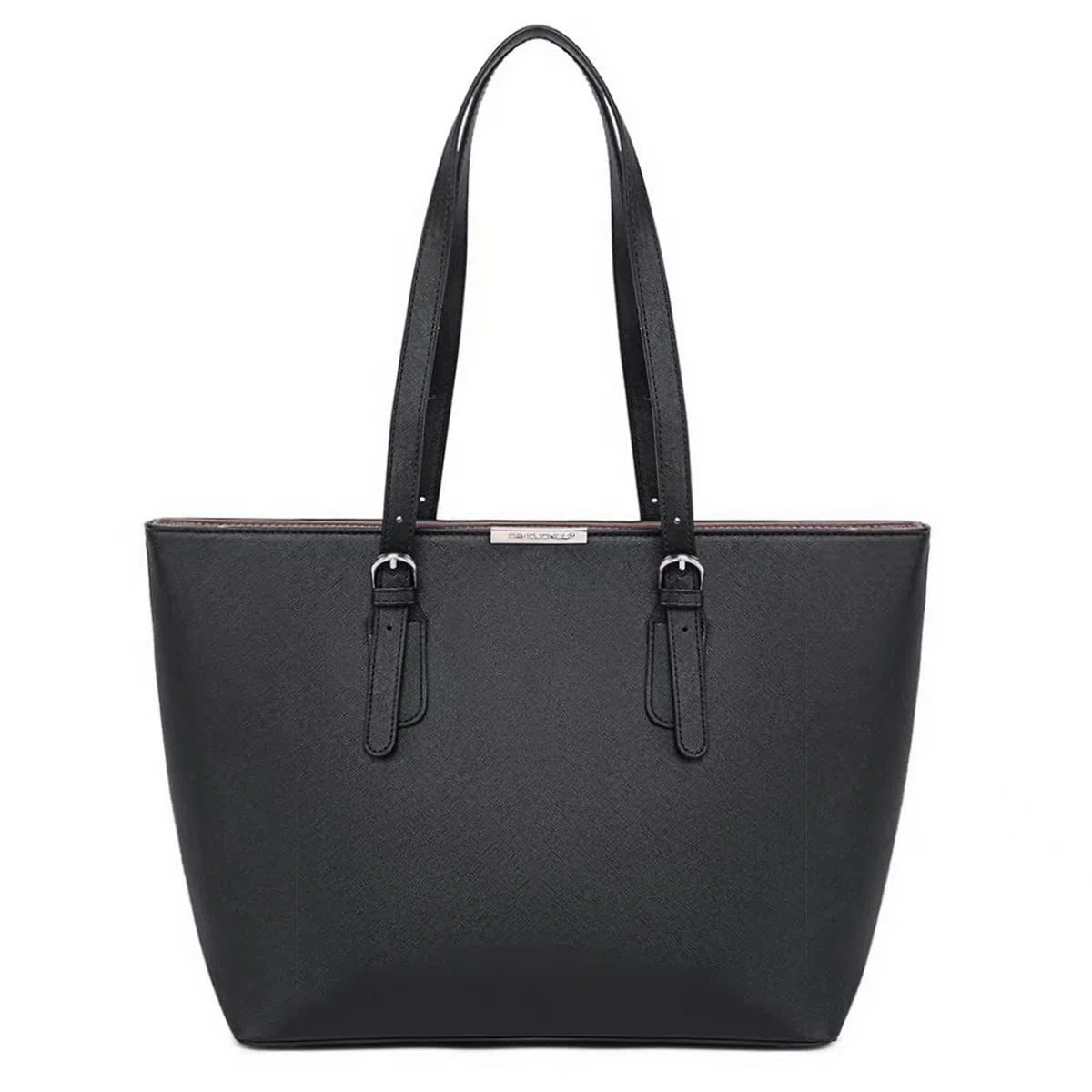 David Jones - Borsa Tote Shopper Grande Capacità Donna - Borsa a Spalla Tracolla Lavoro Manico Lungo PU Pelle - Borse a Mano Capiente A4 - Shopping Bag Sacchetto Ufficio Scuola Viaggio