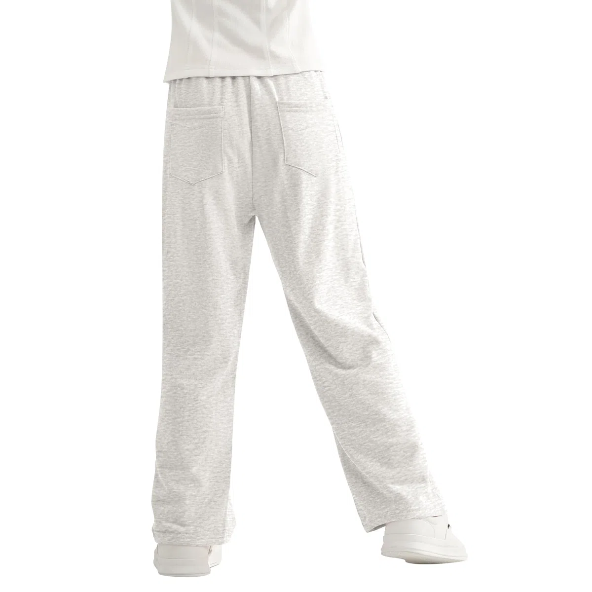 Rolanko Pantaloni della Tuta per Ragazze con Vita Elastica, Pantaloni da Jogging Sportivi A vestibilità Ampia per Comfort Casual