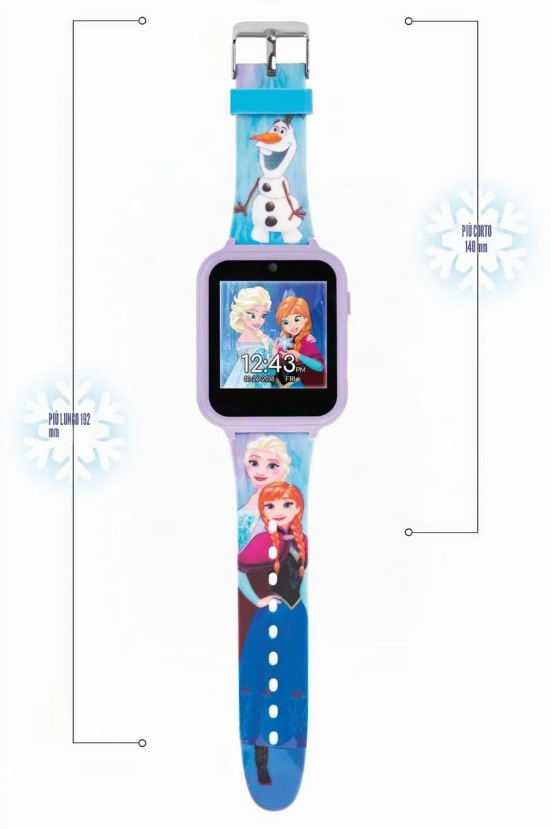 Disney Orologio Digitale Unisex Bambini FZN4151, Fotocamera, Blu/Viola