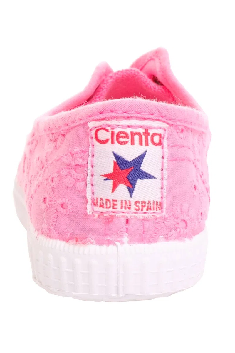 CIENTA - Scarpa Rosa in Tessuto Ecologico Non trattato, Punta in Gomma, Fodera in Tessuto Traspirante, Bambina, Ragazza-29