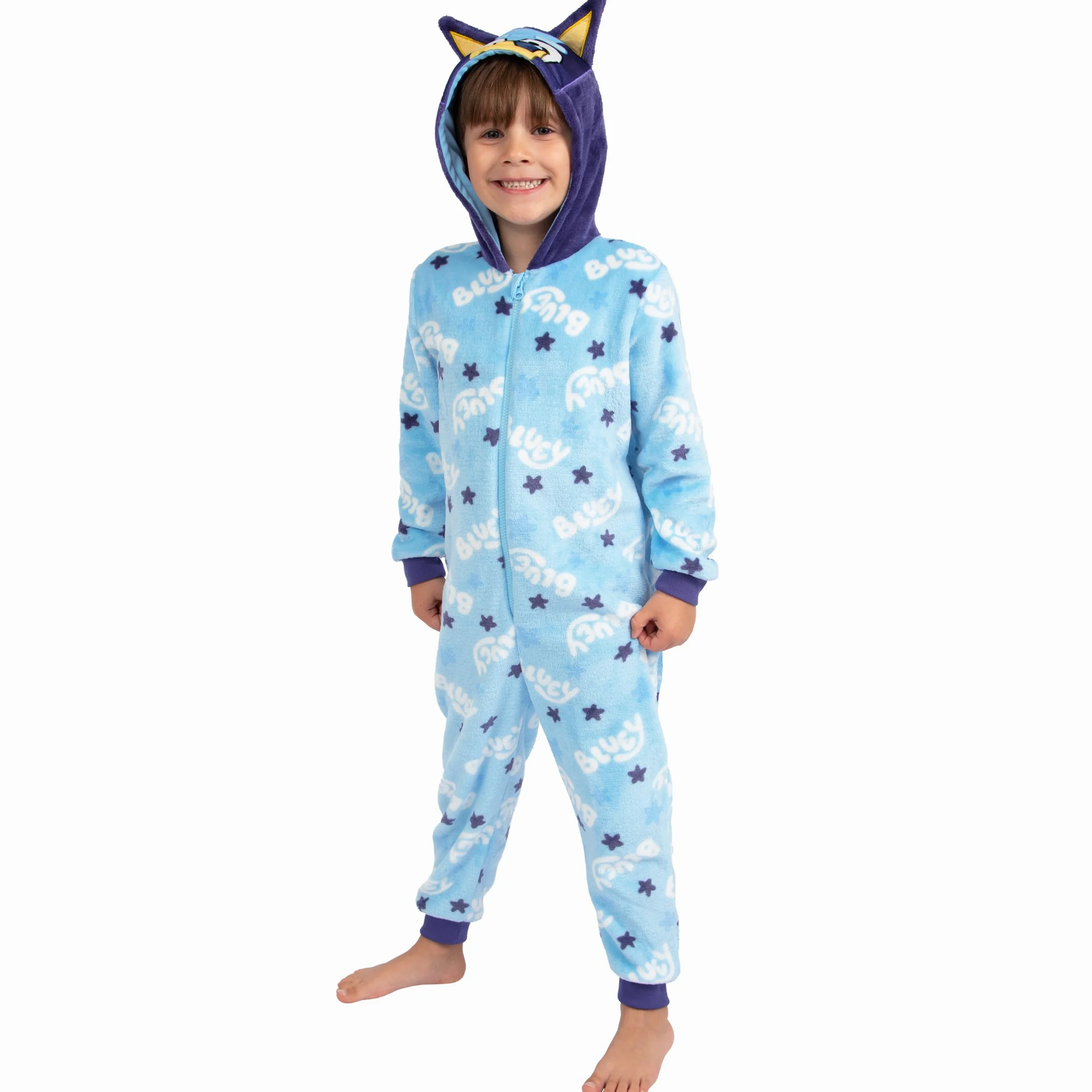 BlueY Pigiama Bambino | Pigiama Intero Bambini | Pigiamone Pile Bambino | 18 Mesi E 8 Anni