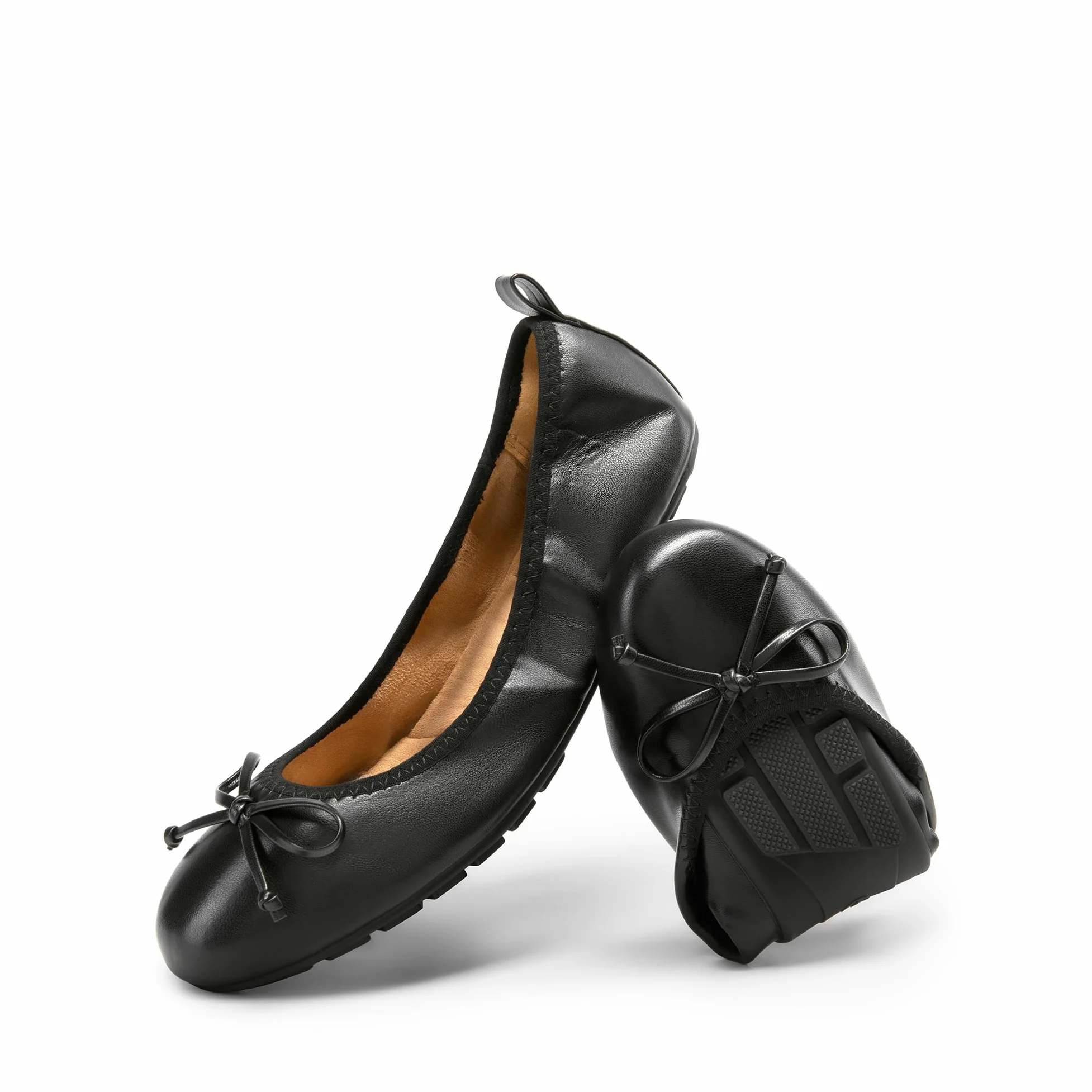 DREAM PAIRS Ballerine Pieghevoli da Donna Eleganti Slip-On Scarpe Leggere e Comode con Fiocco
