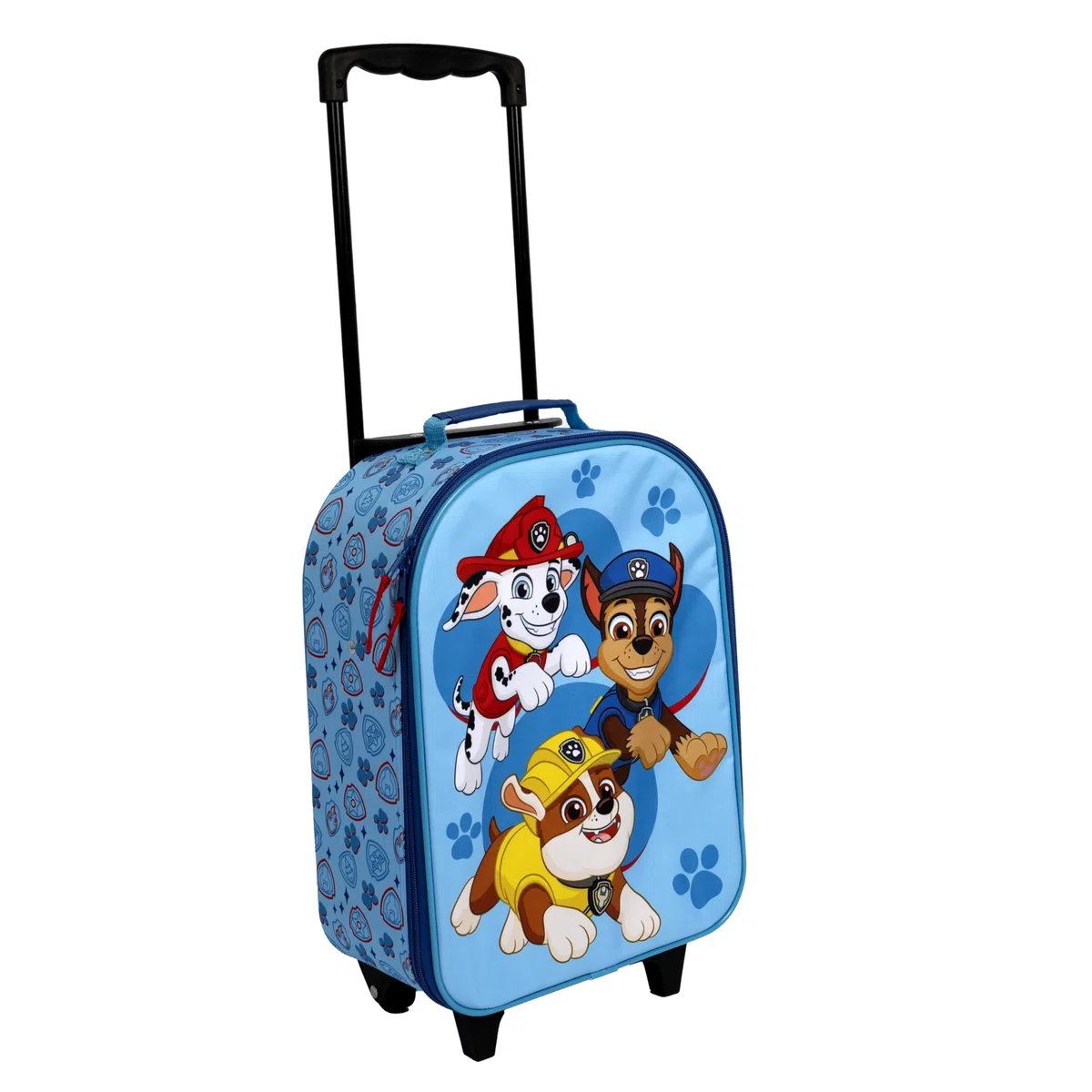 Undercover - Trolley per bambini con licenza - ampio scomparto principale - compagno di viaggio ideale - asta telescopica regolabile e fissabile, multicolore, Paw Patrol