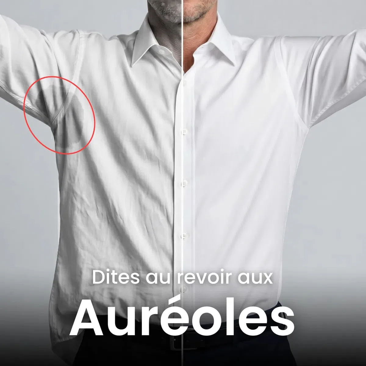 Generico Chemise Infroissable à Coupe Ajustée, Camicia da Uomo Microelastica Antirughe No Stiro