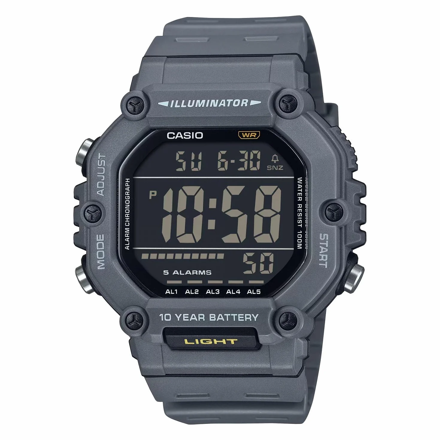 Casio Orologio Digitale Uomo Timeless Collection - Ae-1600h-8bvef trendy cod. AE-1600H-8BVEF