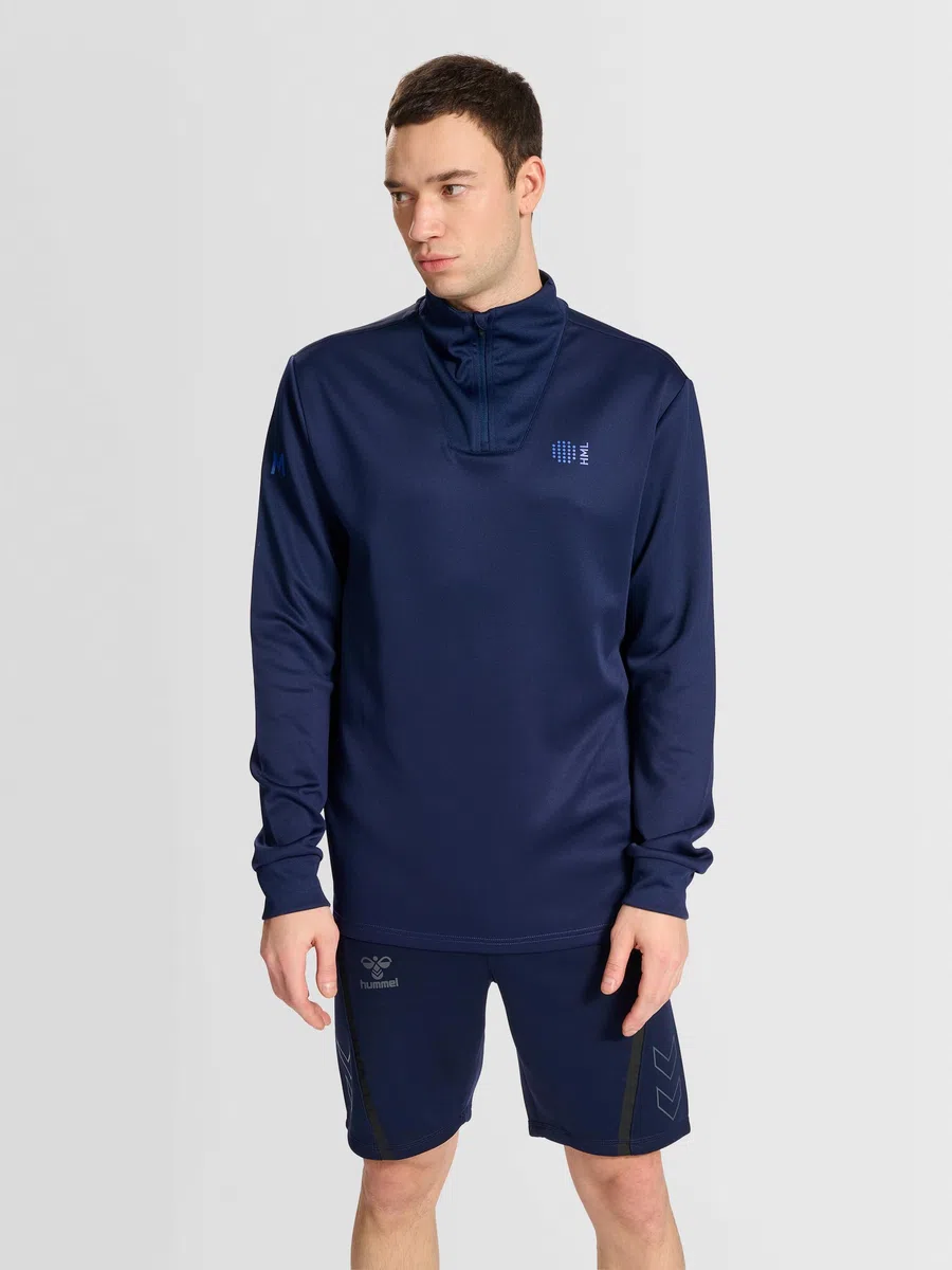 Hummel Hmlcourt Half Zip L/S Maglione Uomo