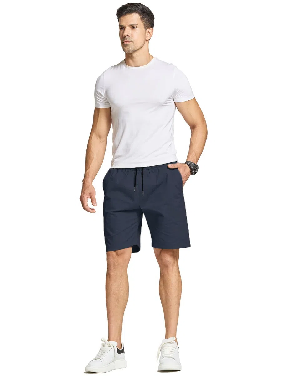 JustSun Pantaloncini Uomo Estivi Shorts Uomo con Tasche Cotone Leggero