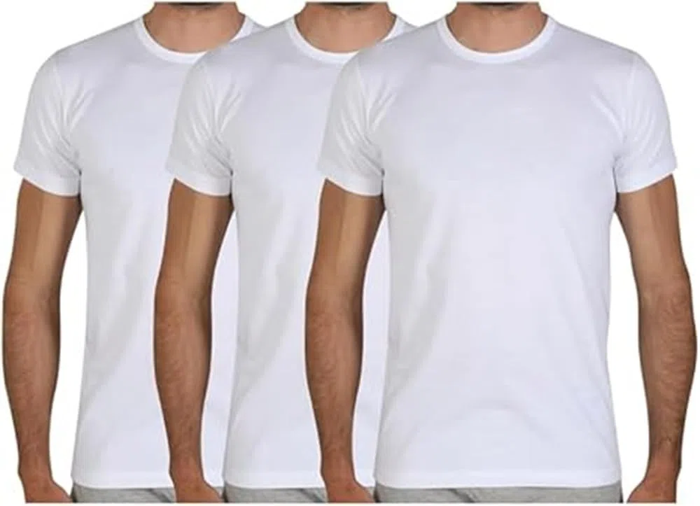 Generico Maglietta Intima Uomo Lana Cotone Offerta 3 Pezzi Girocollo Maglia Intima Uomo Termica Invernale 1022