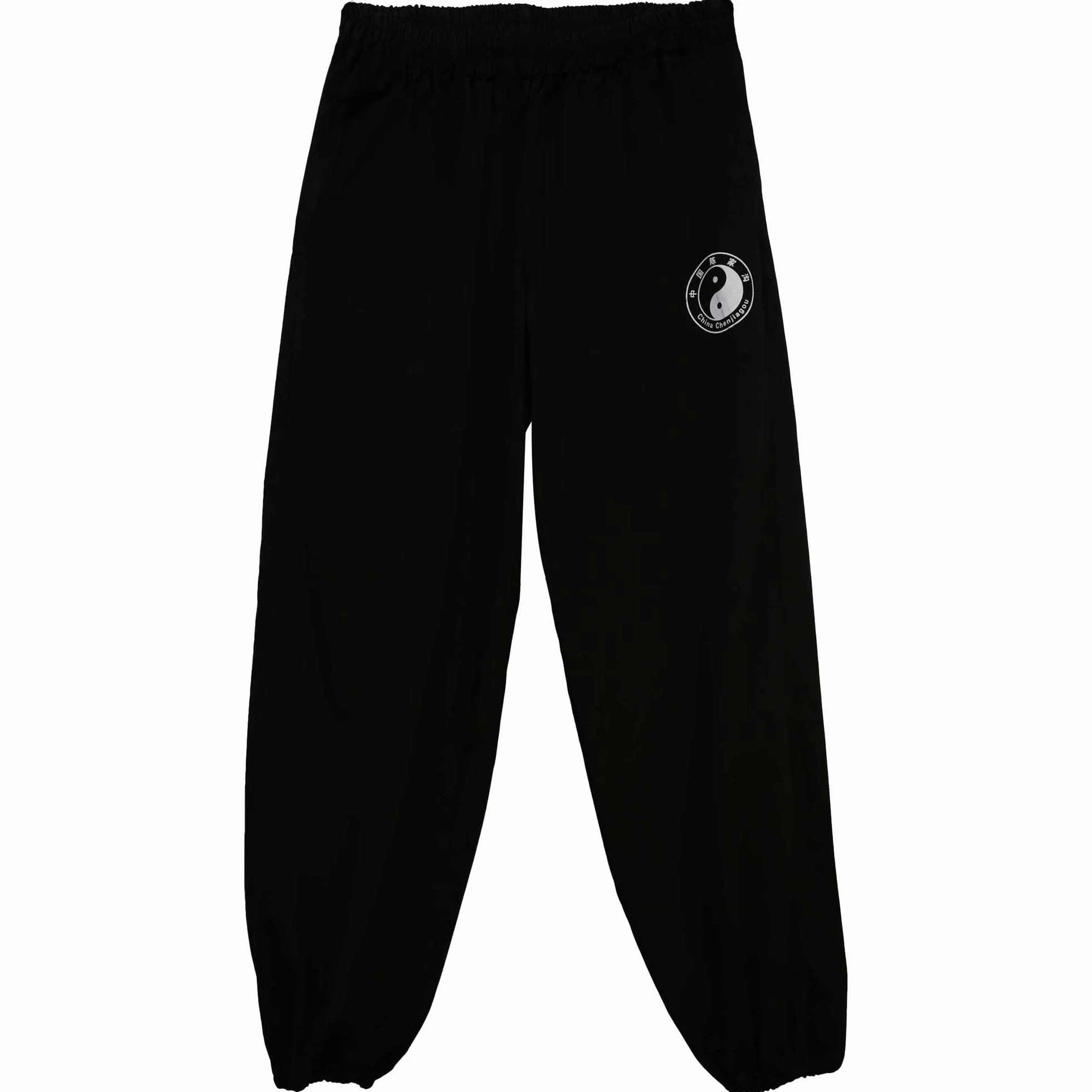 G-LIKE Pantaloni da allenamento per arti marziali, per arti marziali cinesi Chenjiagou, Tai Chi, Kung Fu Shaolin, gamba larga, Knickerbocker, Nero , L