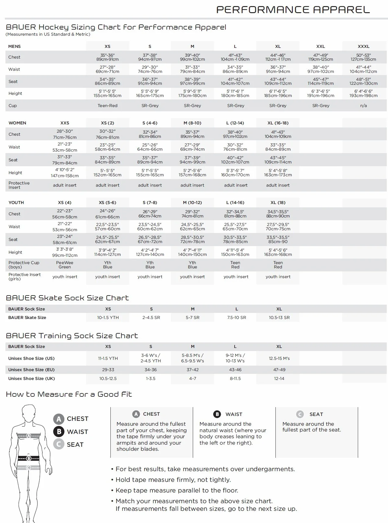 Bauer Men's Core Mesh Junior Board Shorts